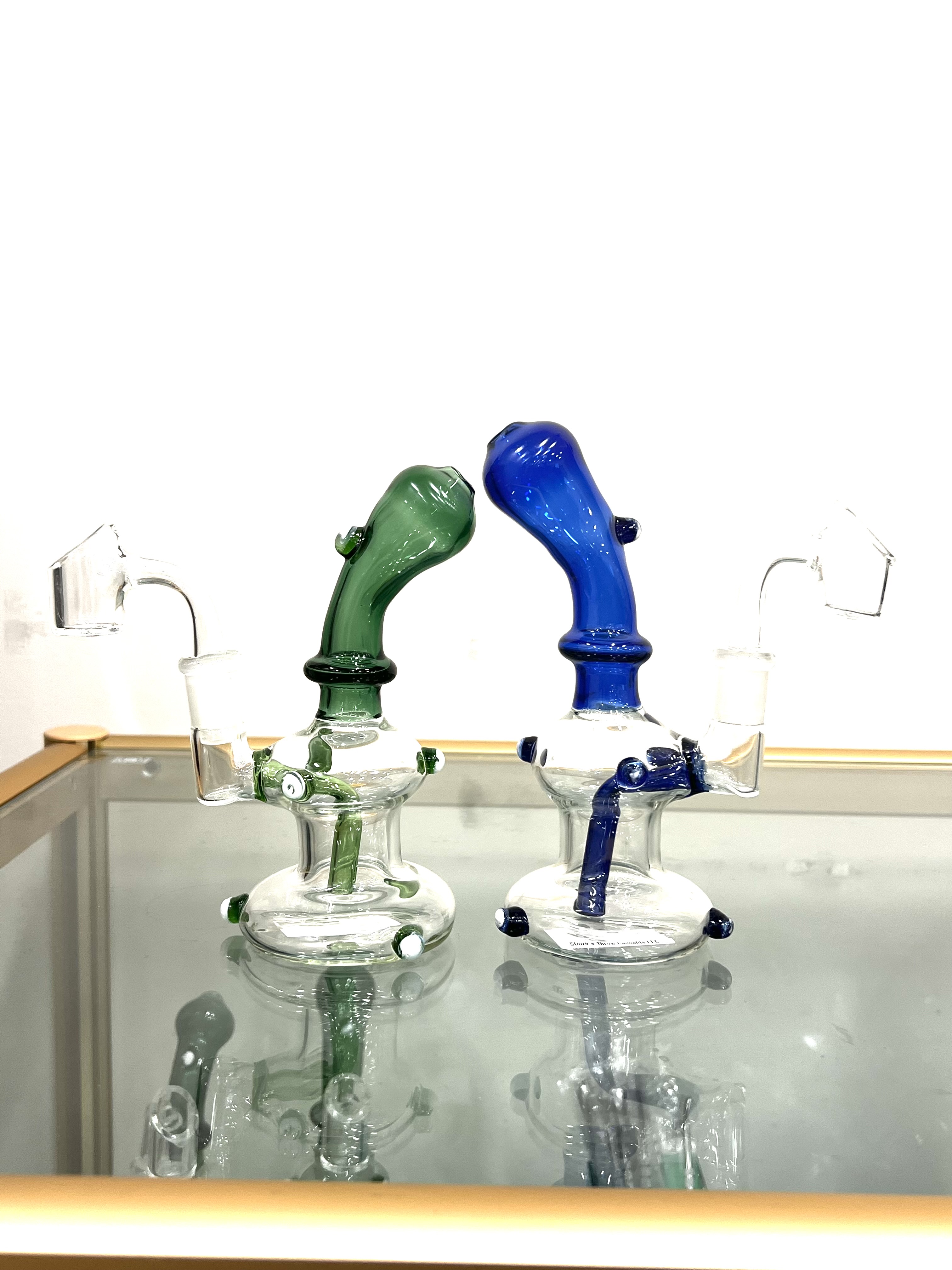 Photograph of product: 6" Glass Water pipe (Assorted Colors)