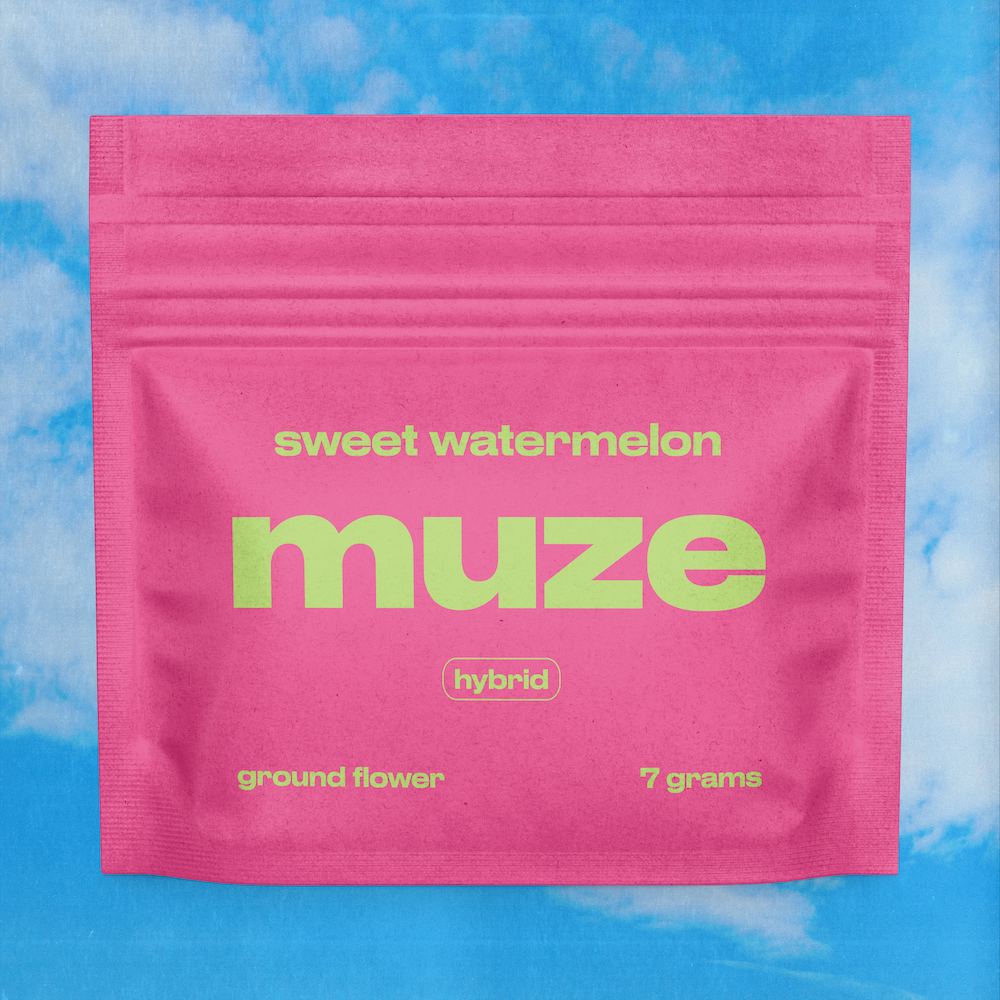 Photograph of product: muze - Flavored Ground Flower 7g - Sweet Watermelon