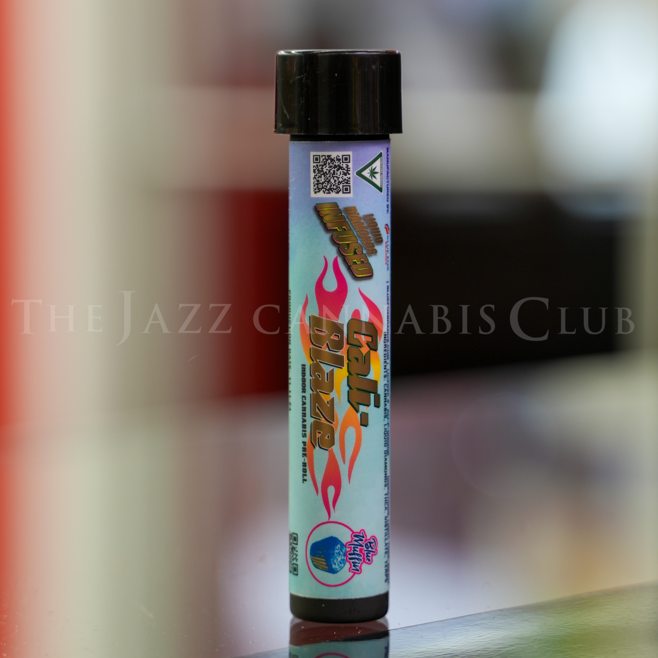 Photograph of product: Cali Blaze - Blue Muffin Infused Pre-Roll