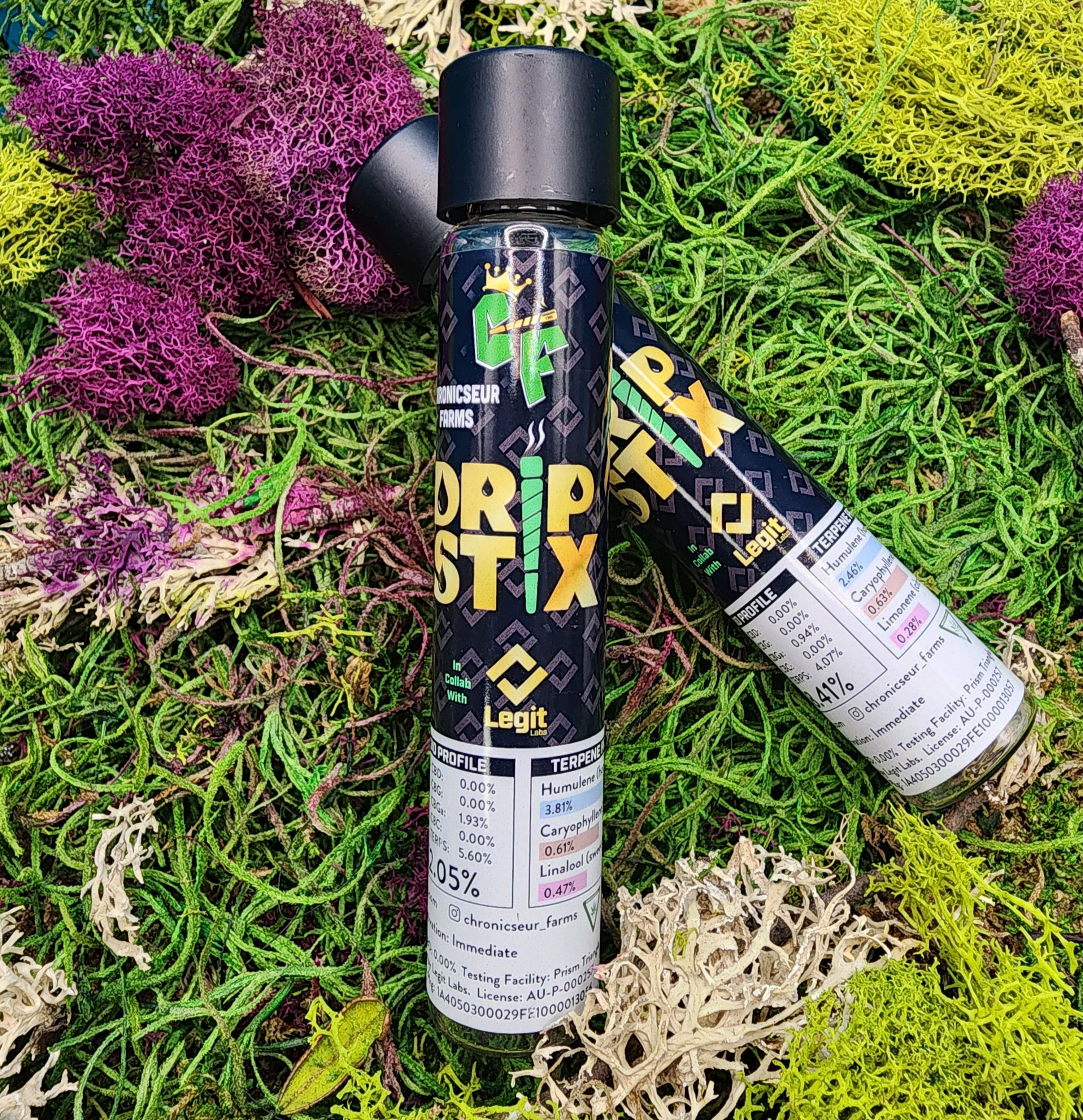 Photograph of product: 1.25G BANANA CHEESECAKE INFUSED DRIP STIX PRE-ROLL