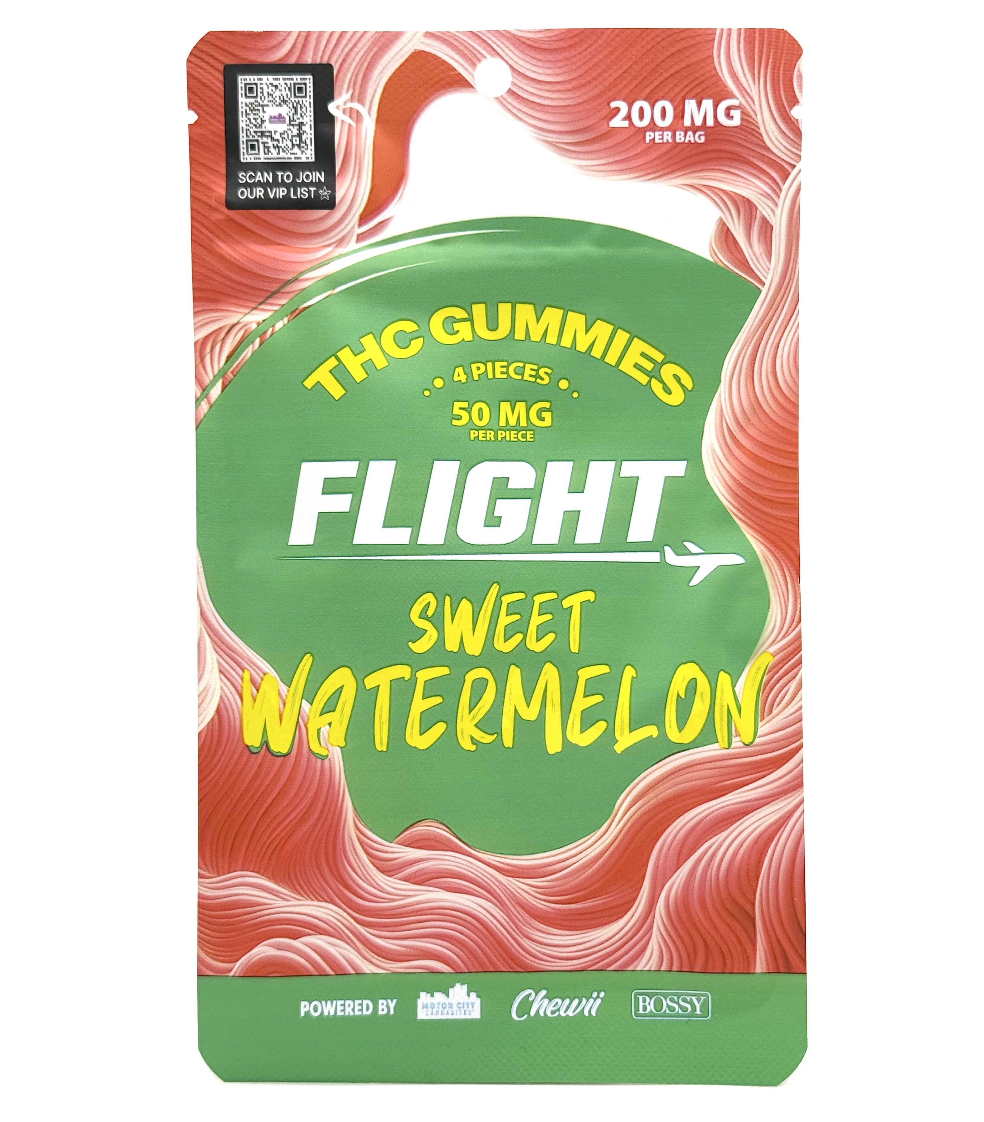 Photograph of Product: Flight Sweet Watermelon Gummies 200mg Rec