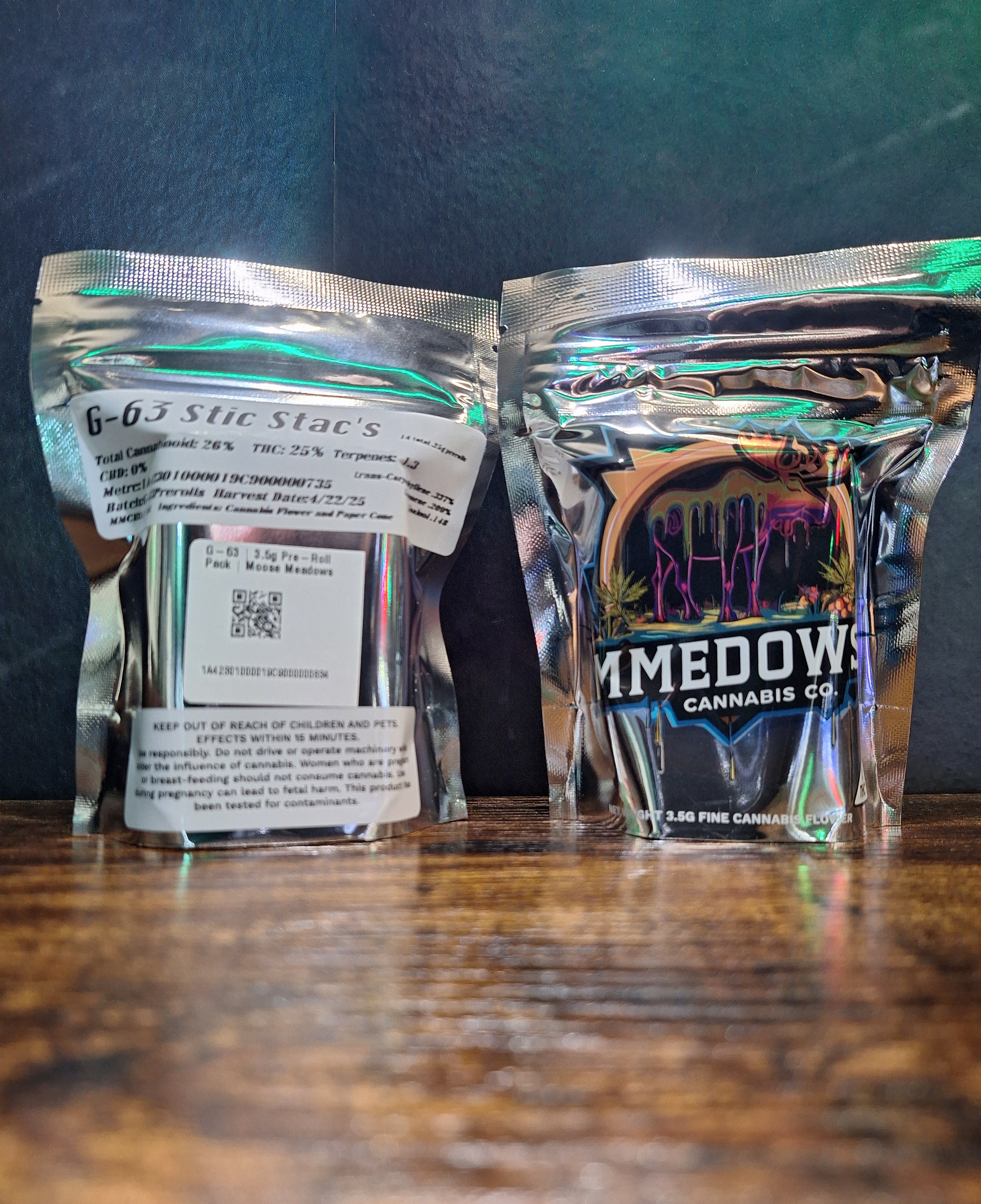 Photograph of product: G-63 Pre-Roll Pack | Moose Meadows