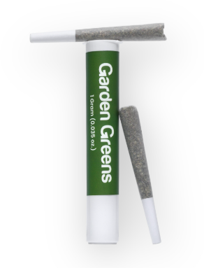 Photograph of product: Garden Greens - Grapez 2pk Pre-Rolls