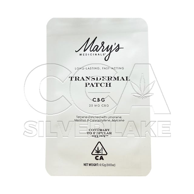 Photograph of product: Transdermal Patch CBG Focus - CBG