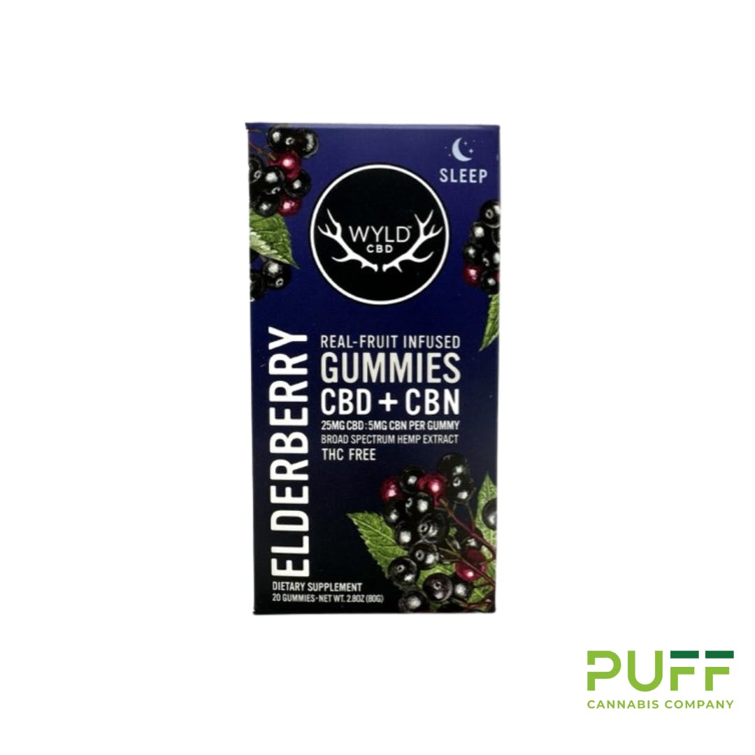 Photograph of product: Wyld CBD | Elderberry