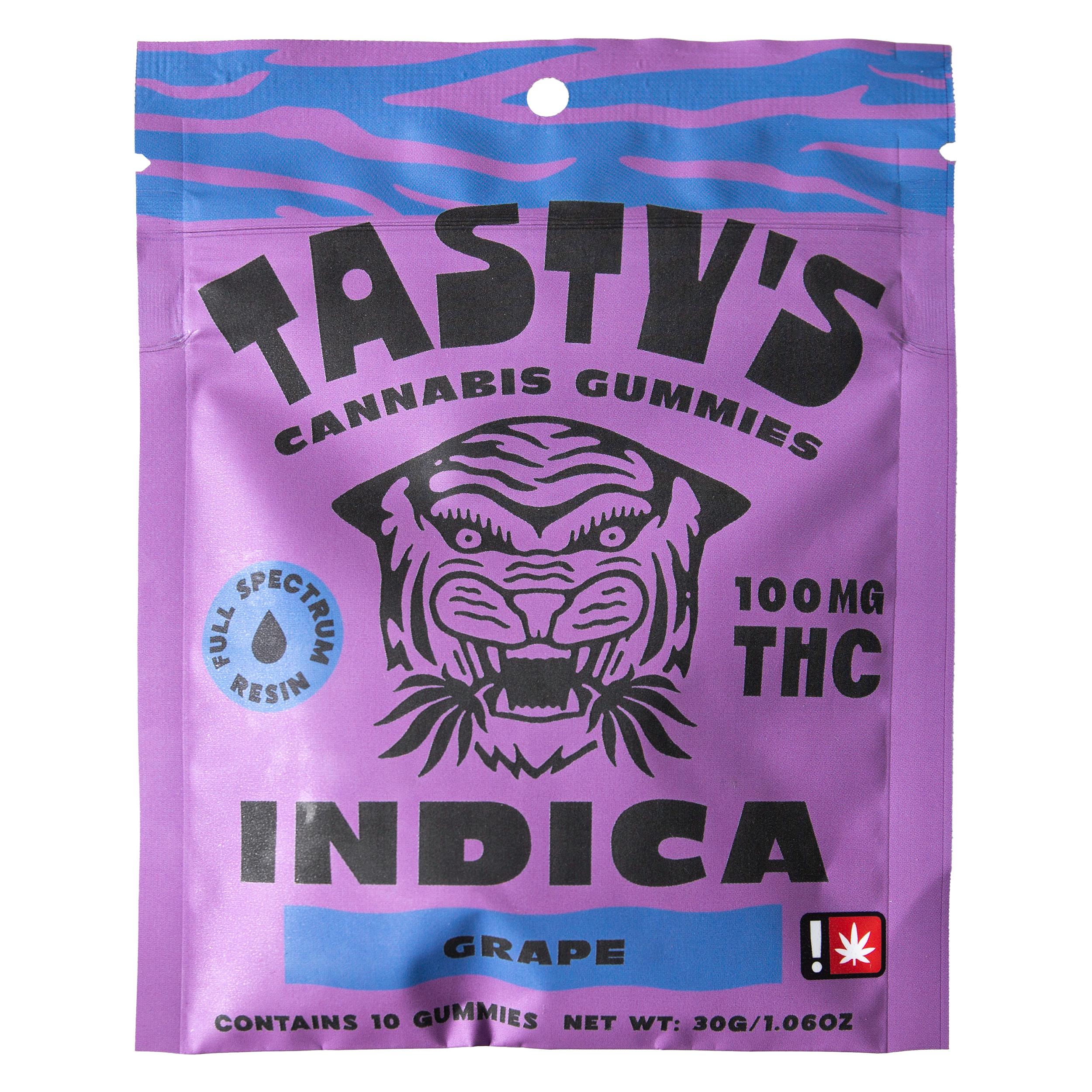 Photograph of product: Tasty's - Grape 10pk (I)