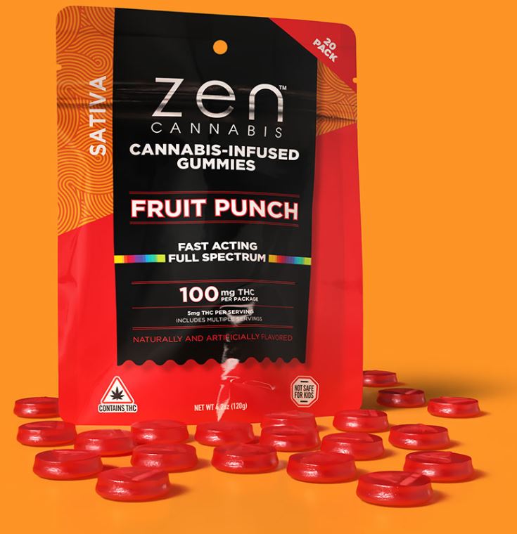 Photograph of product: Fruit Punch | 20 Pack | 100mg