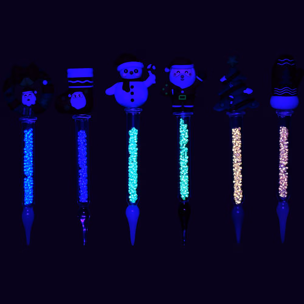 Photograph of product: Christmas Collection Glow In The Dark Dab Tool | 6.25" | Assorted Styles