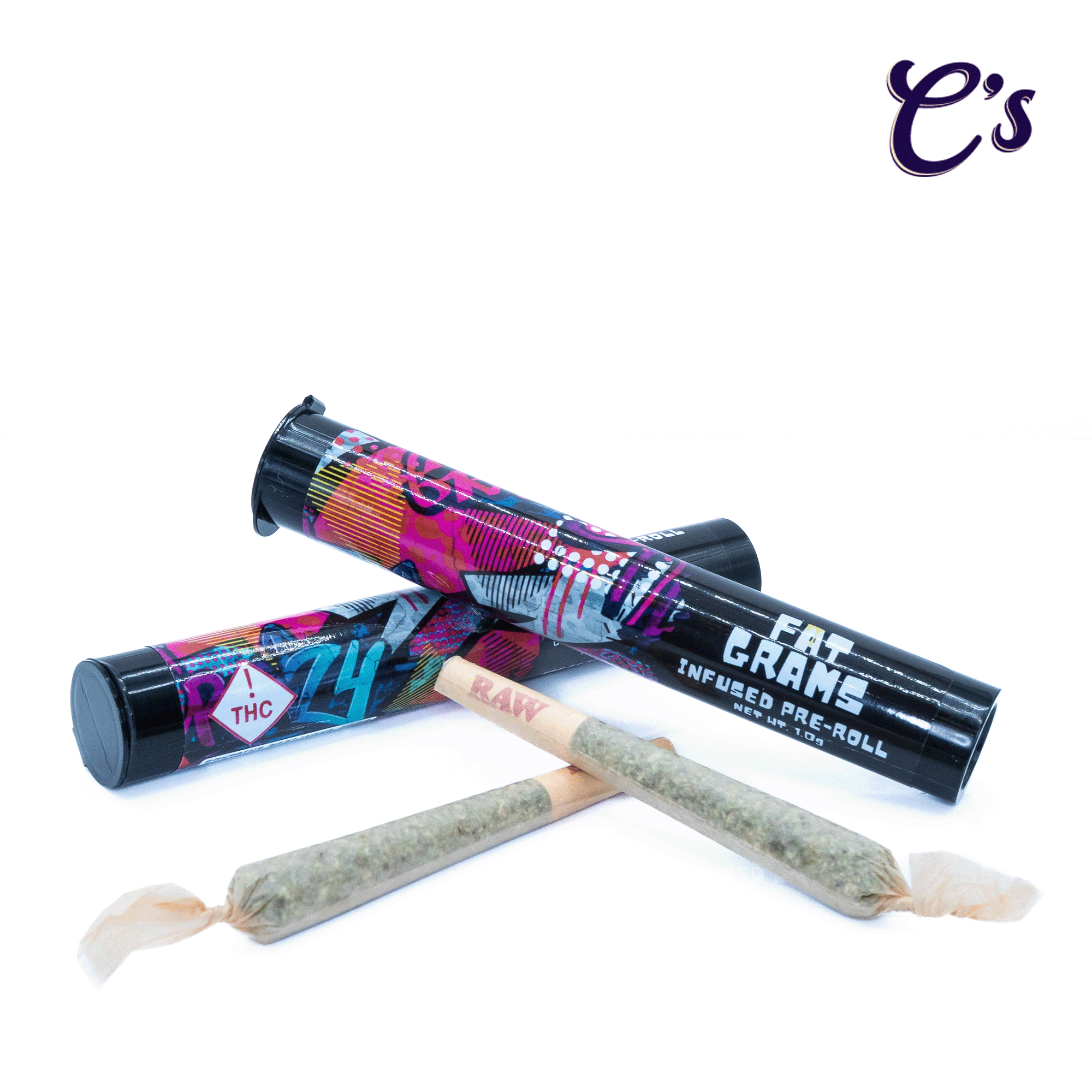 Photograph of product: Fat Grams | Wax Infused Pre-Roll (H) Citrus Scone 1g