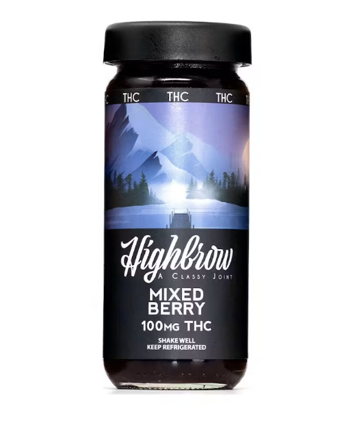 Photograph of product: Mixed Berry Drink. 100mg. Highbrow