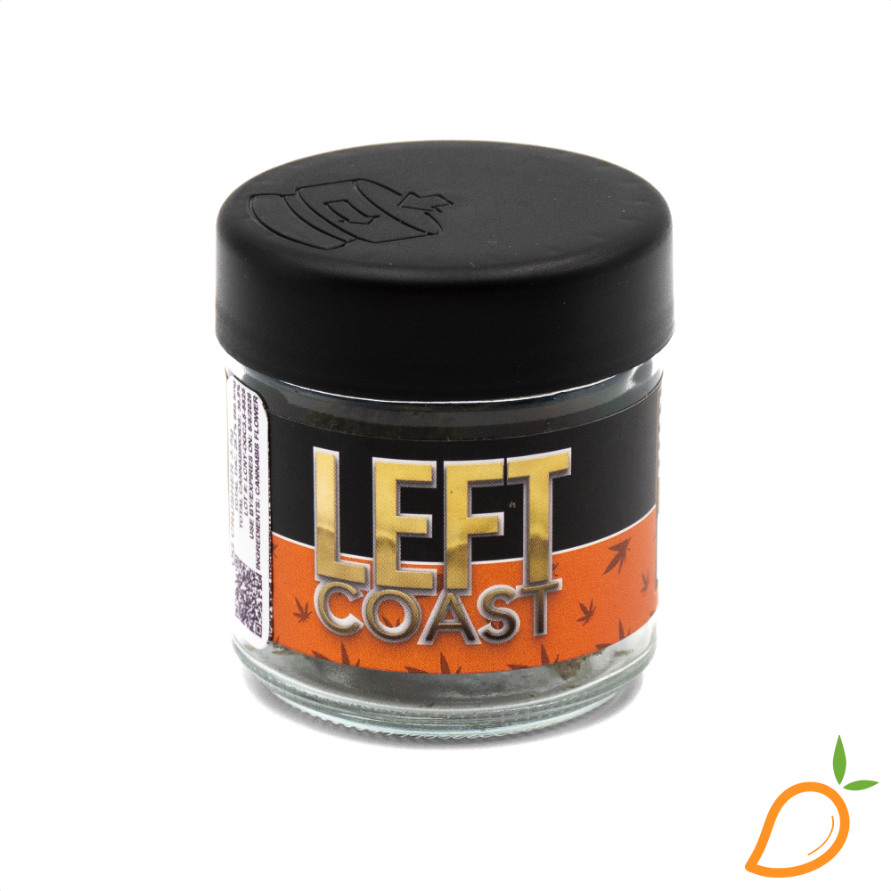 Photograph of product: 3.5g OG Crusher Prepackaged Flower Left Coast