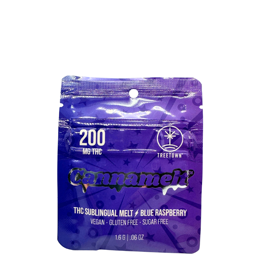 Photograph of product: TreeTown | Blue Raspberry Cannamelt | 200mg