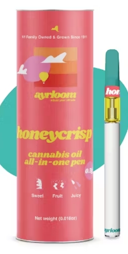 Photograph of product: Ayrloom AIO Vape | .5g | Honeycrisp