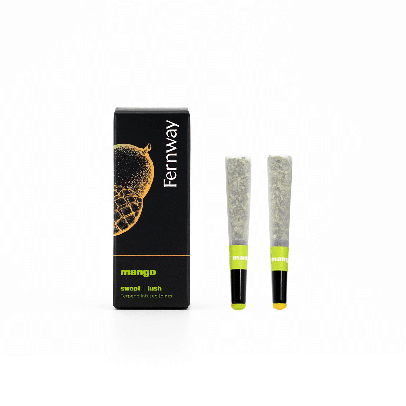 Photograph of product: 5pk Mango Terpene Infused Pre-roll | 0.5g