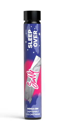 Photograph of product: (65997) Sleepover Cherry Sorbet Disposable Pen [Oui'd CBN 4:1] 0.3g
