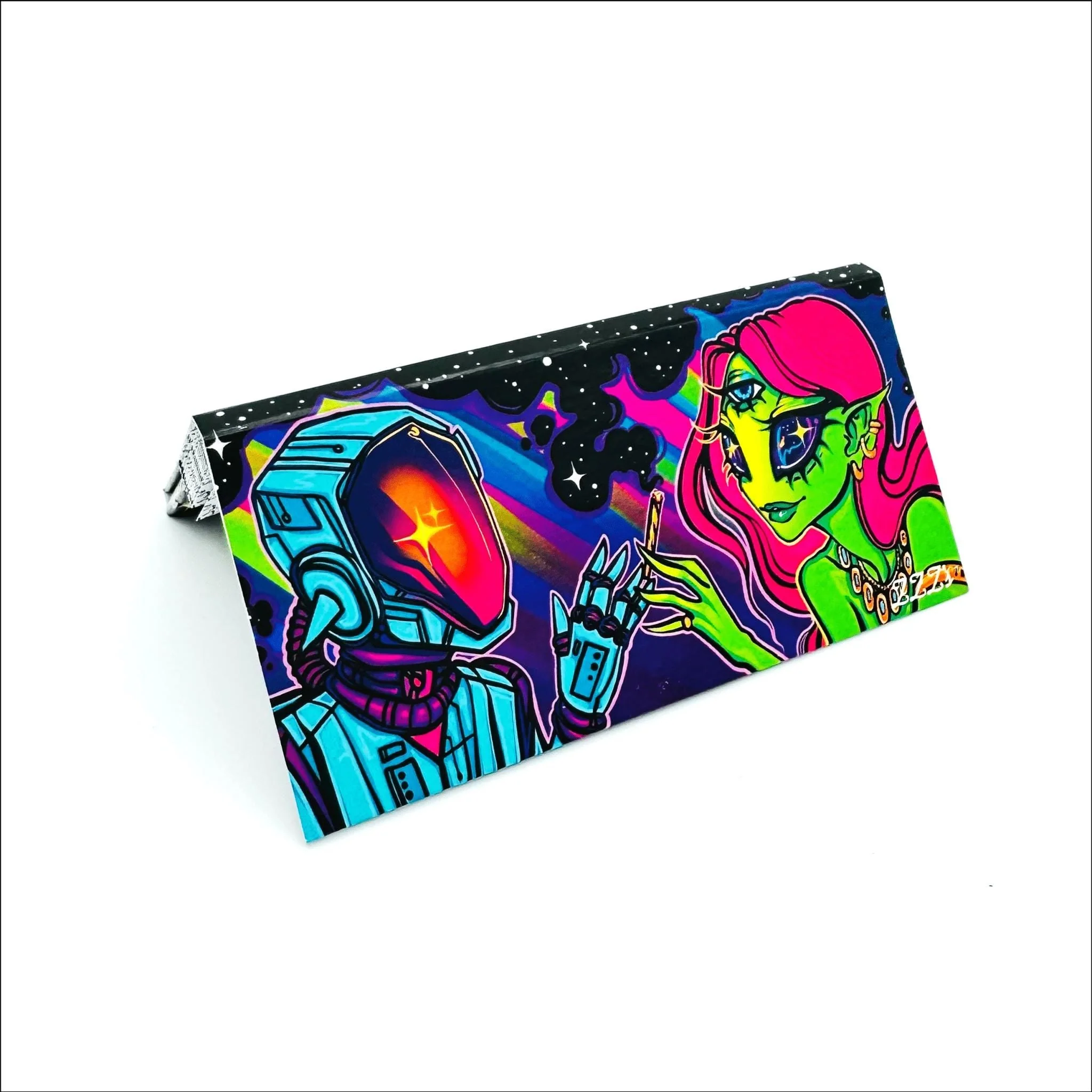 Photograph of product: "Space Lovers" - King Size Slim Rolling Papers + Tips