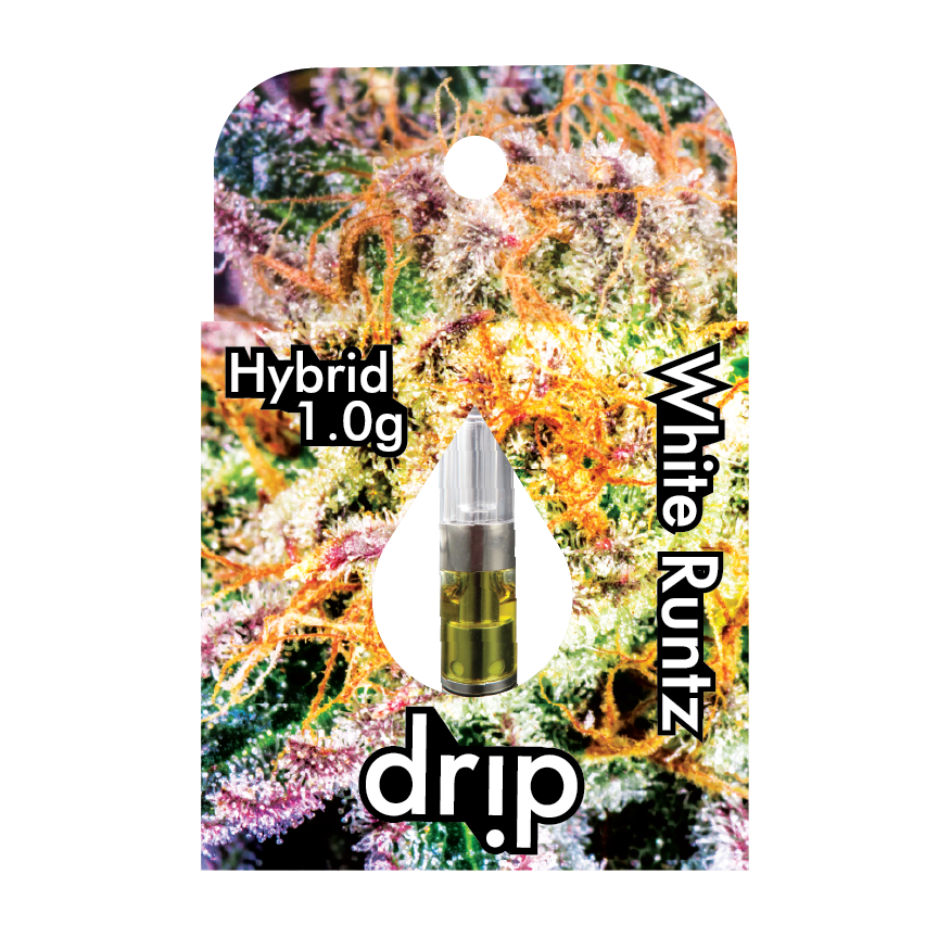 Photograph of product: Drip | 1g Hybrid Cart | White Runtz