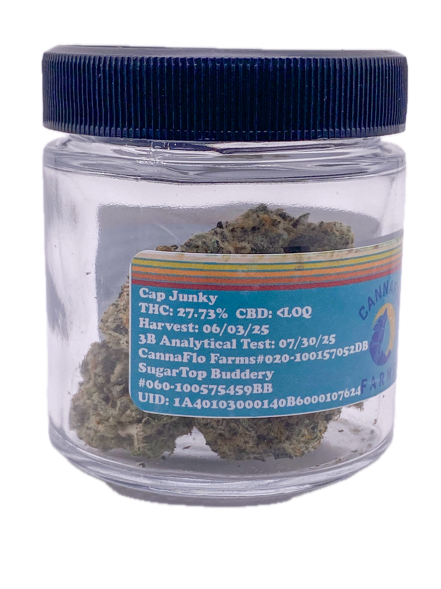 Photograph of product: CANNAFLO - FLOWER - 3.5G - HYBRID - CAP JUNKY