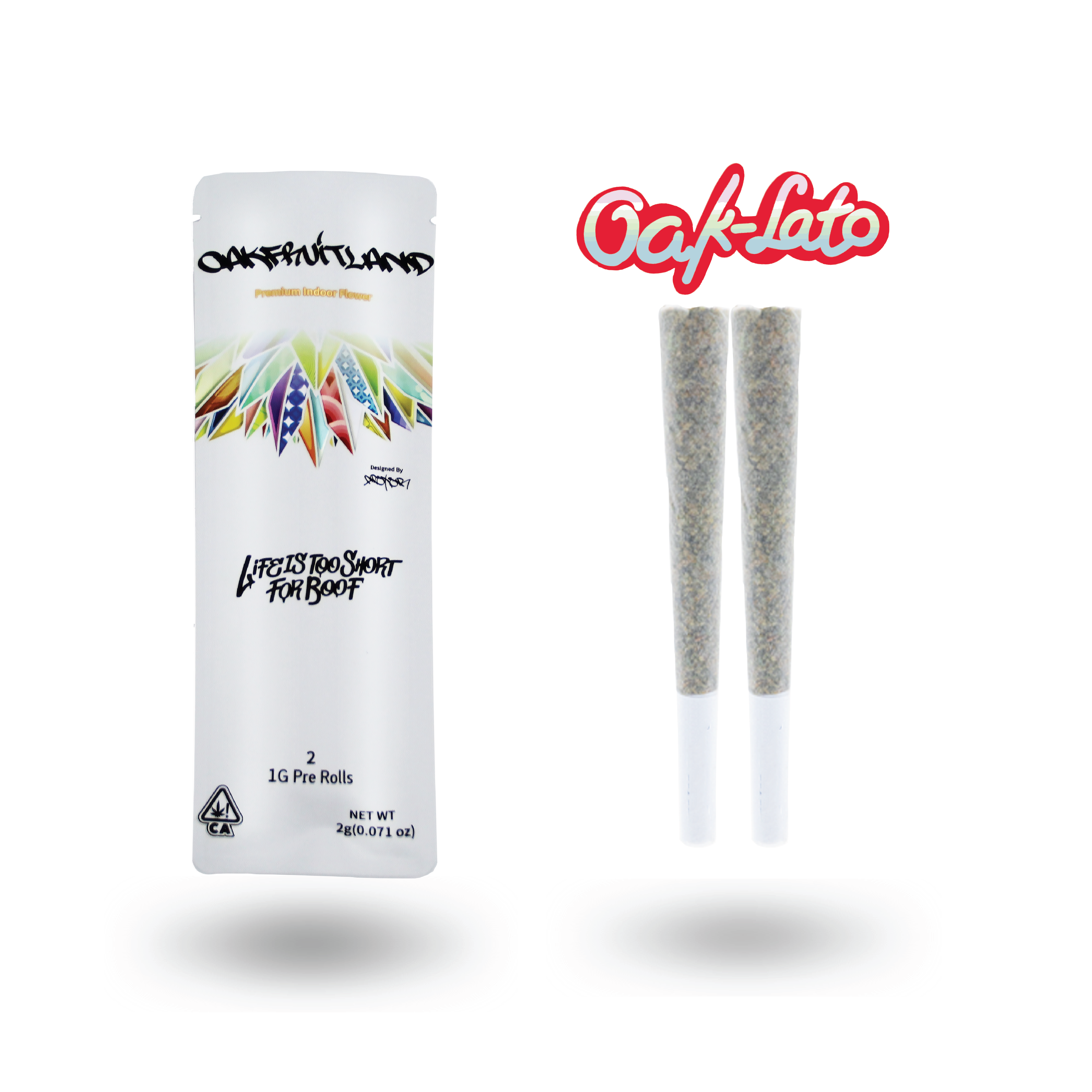 Photograph of product: Oakfruitland - Orange Creamsicle (Oui'd) 2pk Preroll