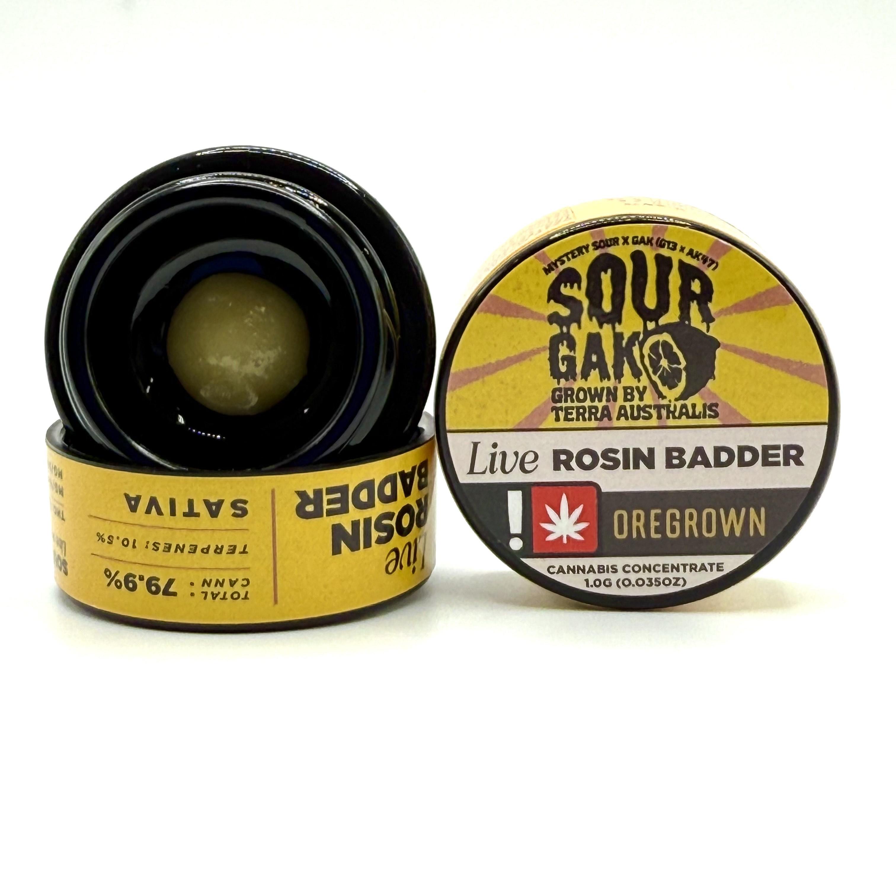 Photograph of product: rosin OG Sour Gak 1g (Oui'd)