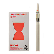 Photograph of product: Bloom Grandaddy Purple 1g Vape Cart
