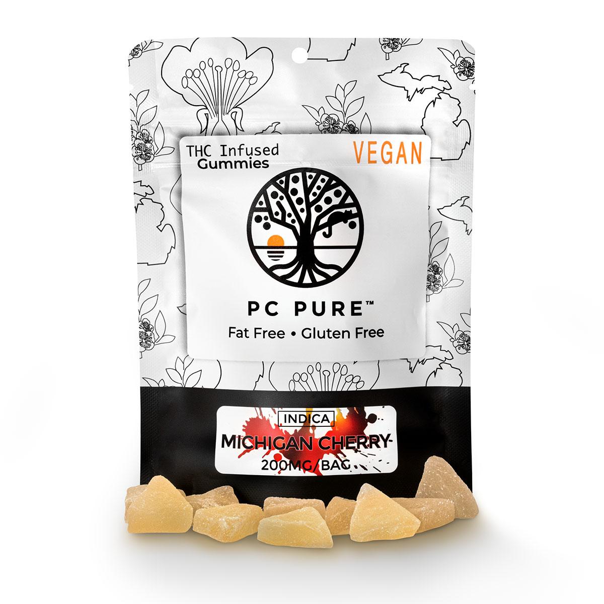 Photograph of Product: GUMMY - MICHIGAN CHERRY - 20MG/PC- PC PURE