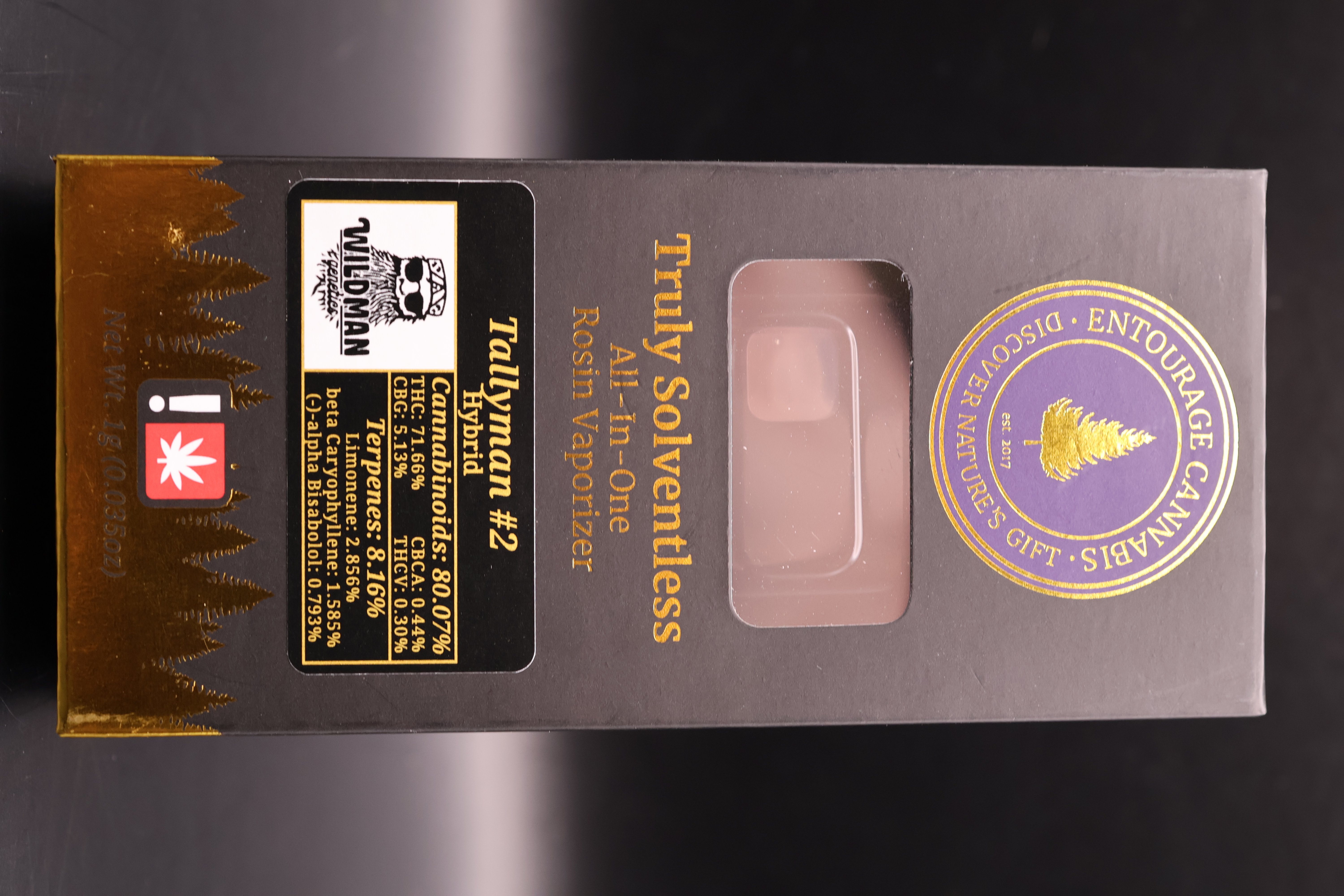 Photograph of product: Tallyman #2 Live Rosin POD (Entourage Oui'd)