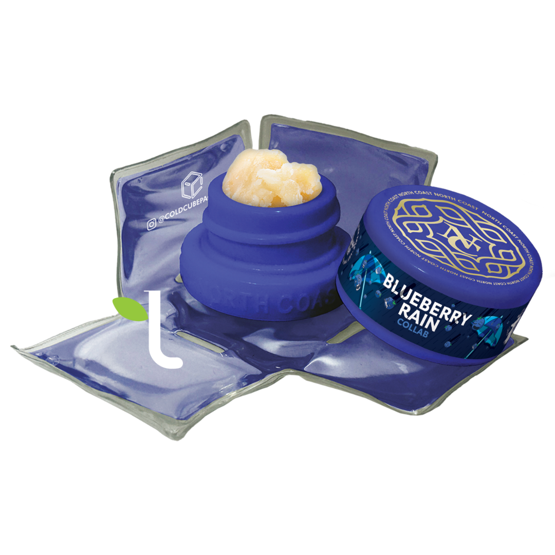 Photograph of product: NC x PP x Tiki Mad Man TIER 1 - Blueberry Rain - 1g - Cold Cure Rosin