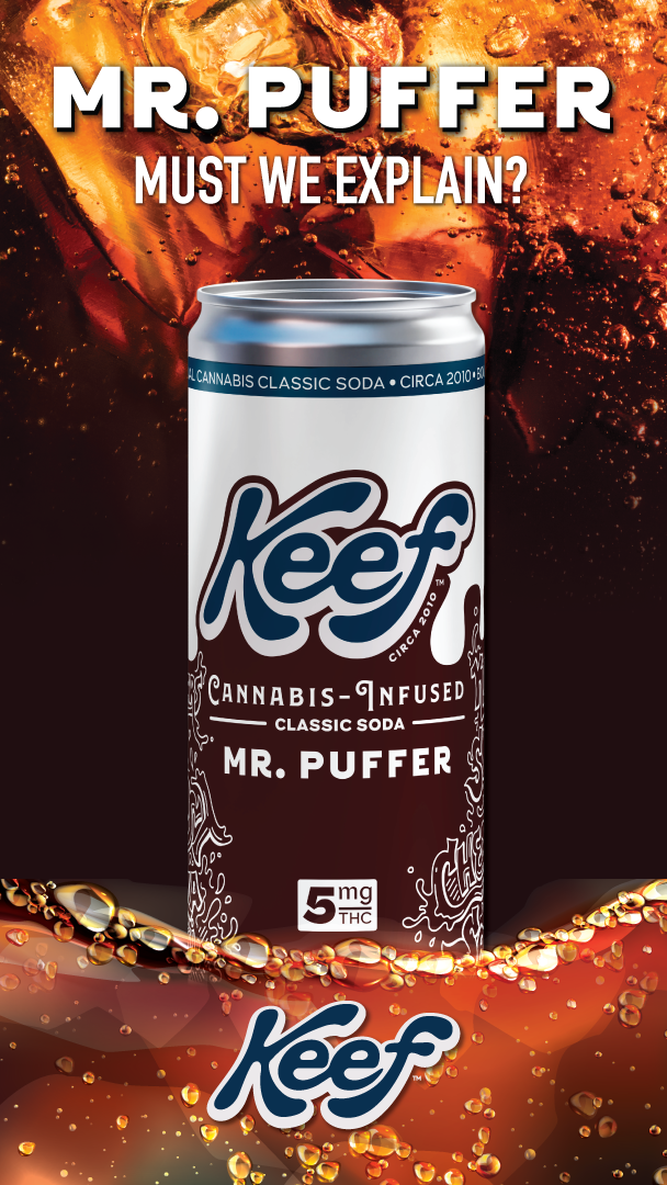 Photograph of product: Keef Mr. Puffer | Soda | 5mg