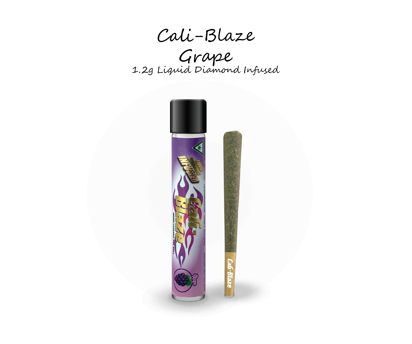 Photograph of product: Cali-Blaze | Grape | 1.2g Infused