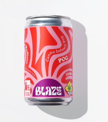 Photograph of product: Blaze - POG [100mg] - 6oz DOH Edible Drink