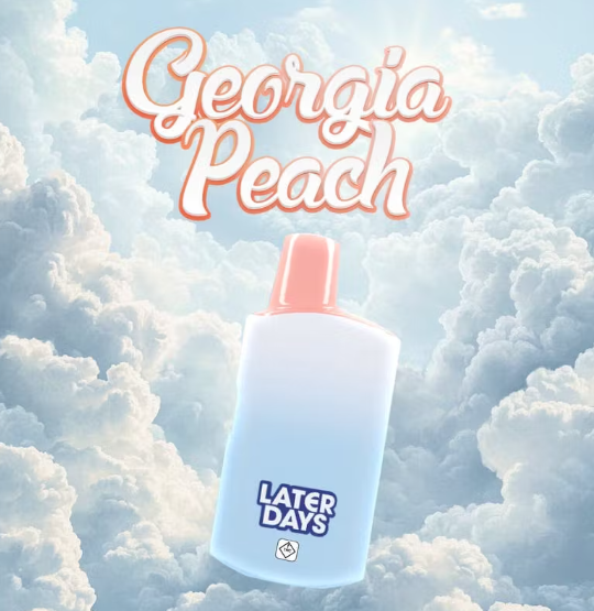Photograph of product: Later Days Georgia Peach 1g Disposable