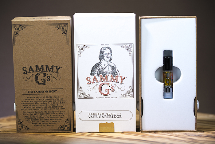 Photograph of product: Sammy G's Platinum Kush Mints 510 CO2 Vape
