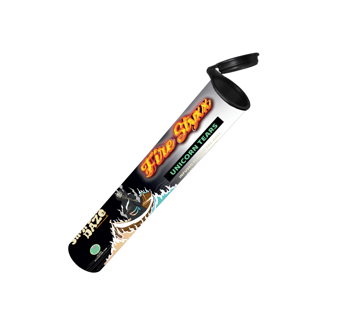 Photograph of product: Simpler Daze - Tiger Breath Fire Styxx 1g | 6/$30