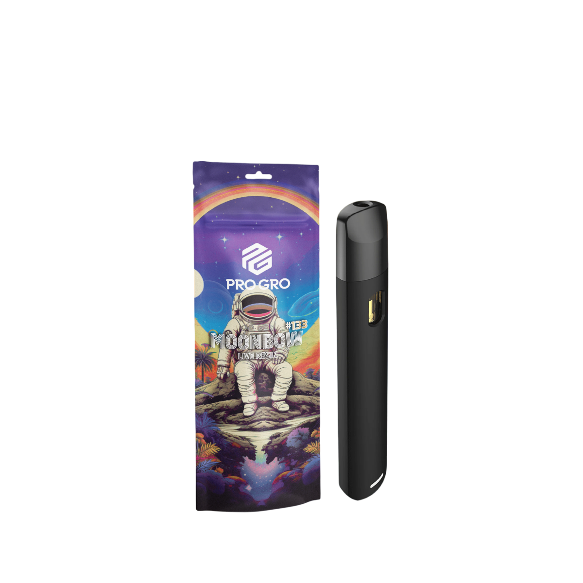 Photograph of product: ProGro Moonbow #133 All-In-One Live Resin Vape | 1g