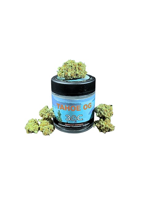 Photograph of product: 3C - Tahoe OG - 3.5g - Indoor Premium Flower