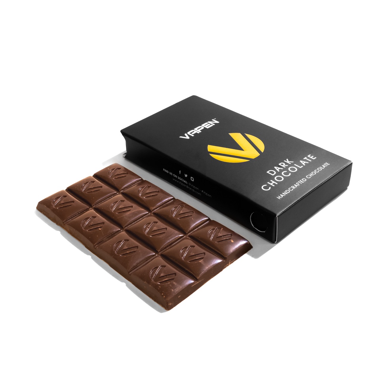 Photograph of product: Dark Chocolate - Vapen Chocolate Bar