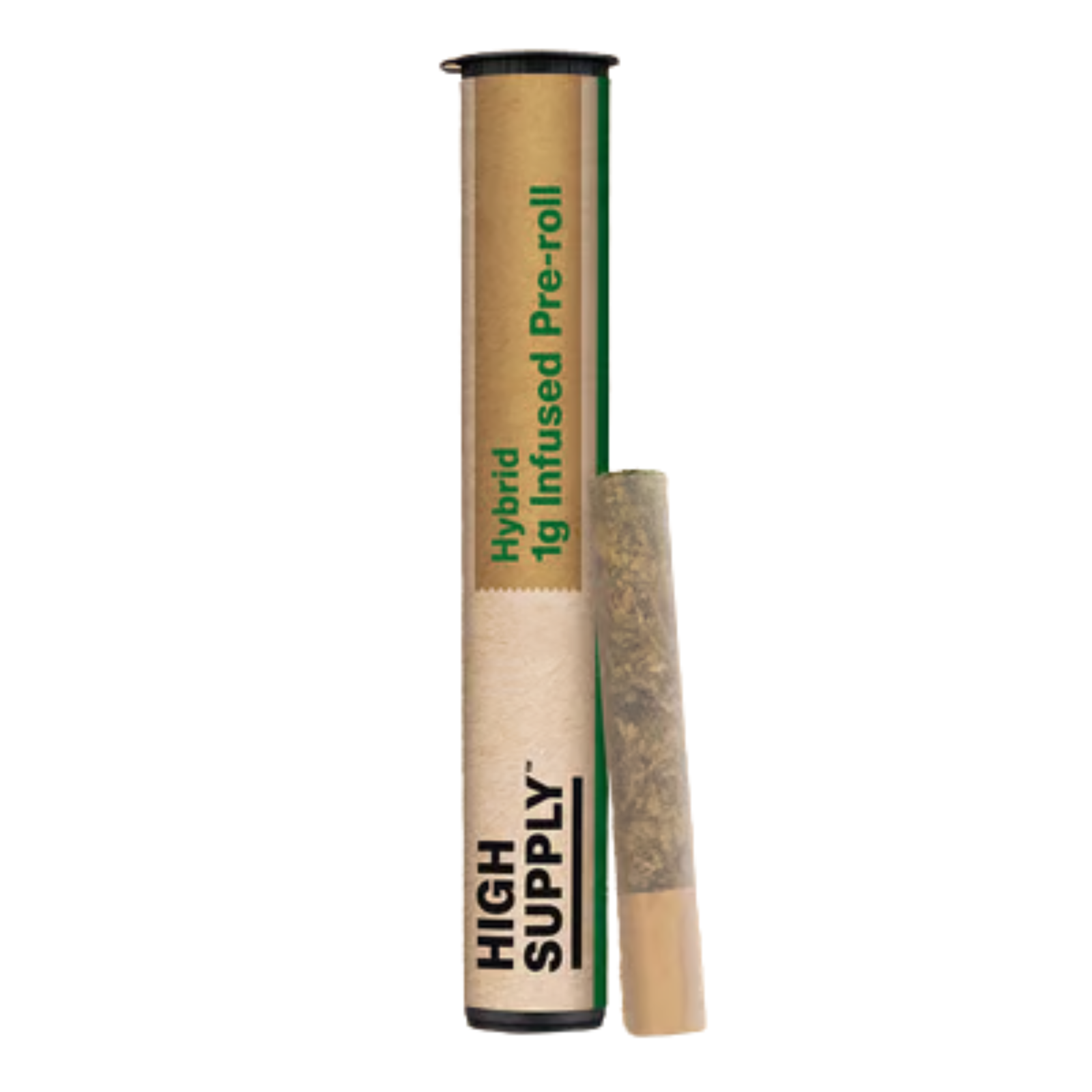 Photograph of product: 1g Infused Pre-Roll | Platinum Gelatti | High Supply