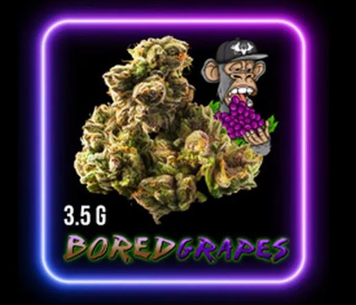 Photograph of product: Bored Grapes: Flower 3.5g