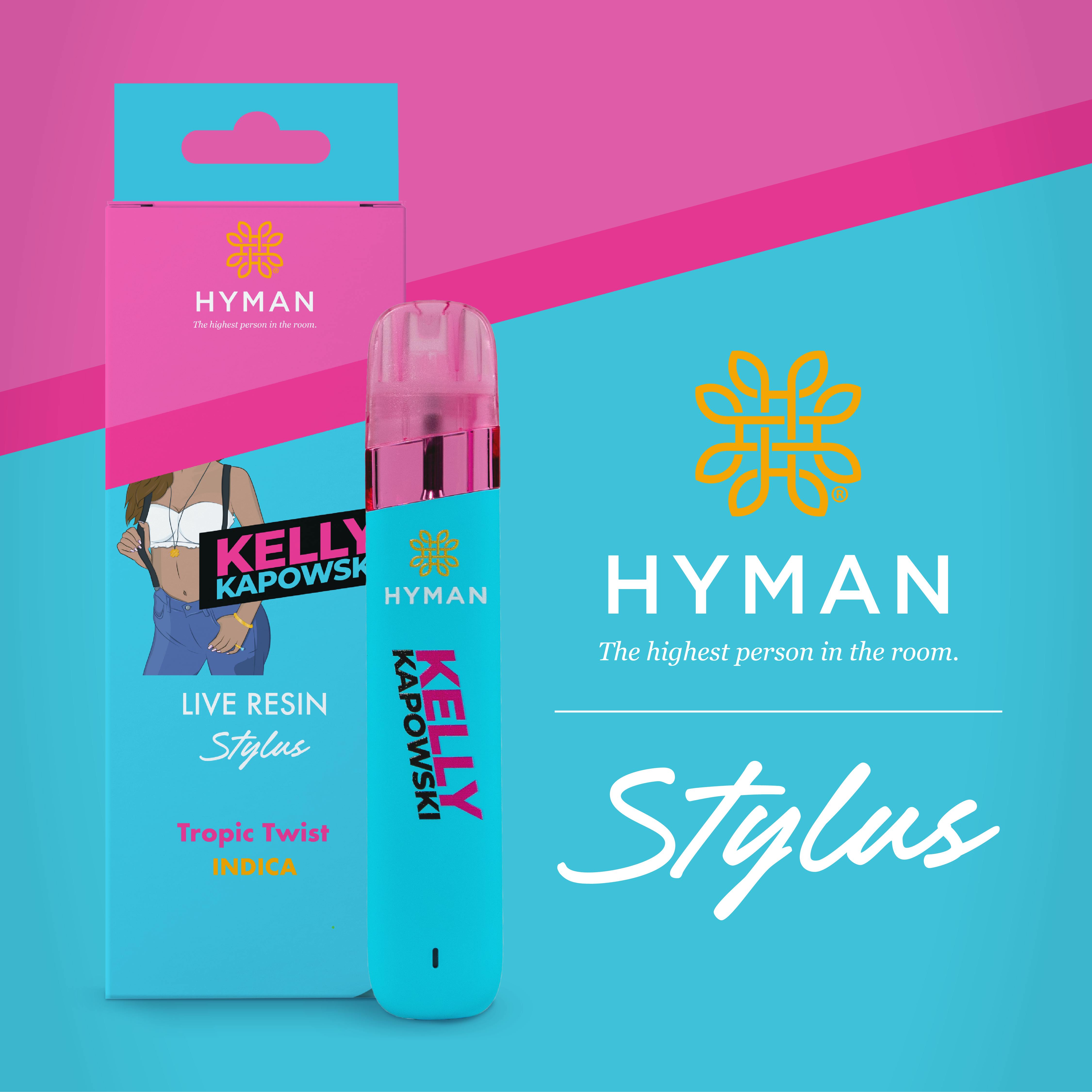 Photograph of product: Hyman 1g Live Resin Disposable | Kelly Kapowski