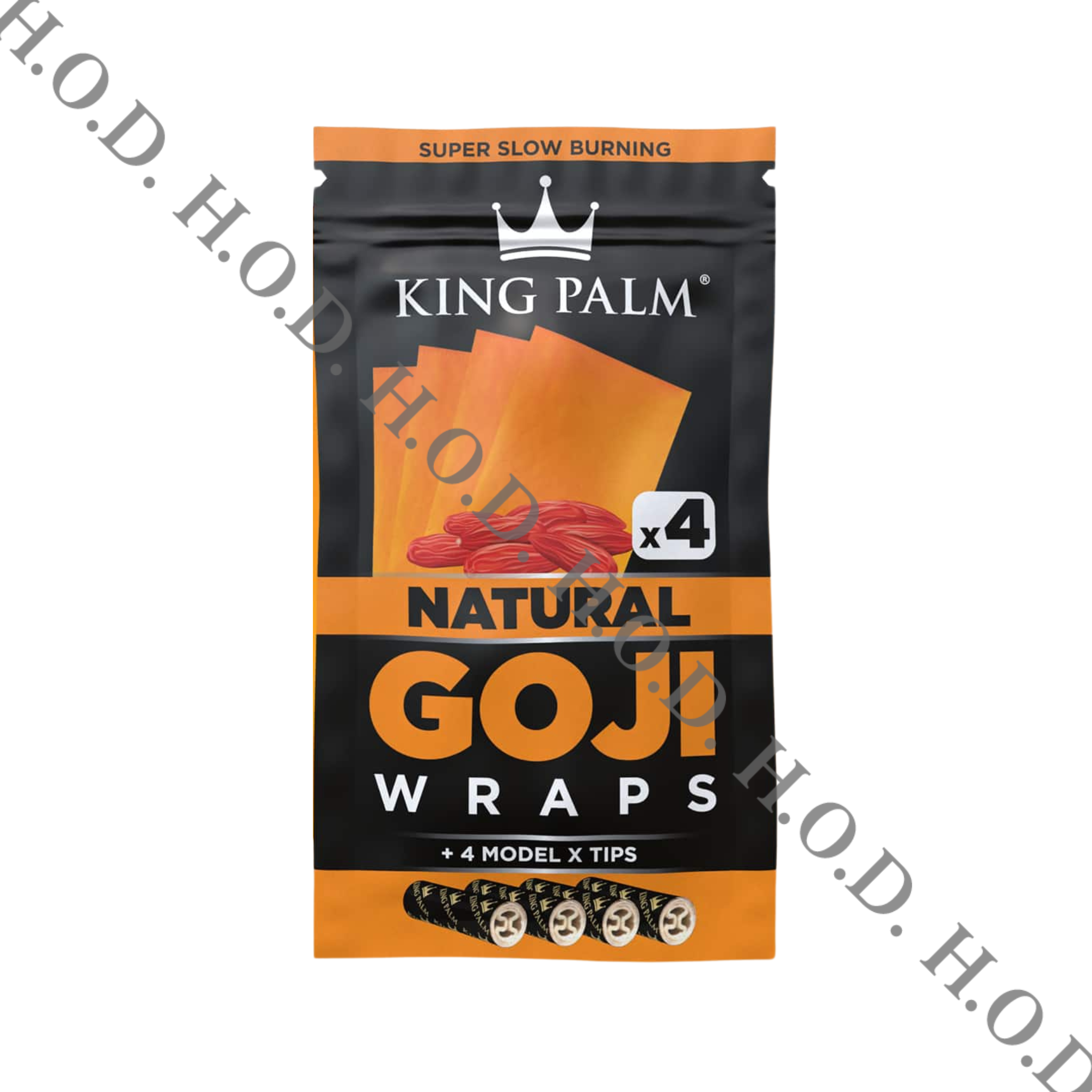 Photograph of product: King Palm Goji Natural Wraps 4 Pack