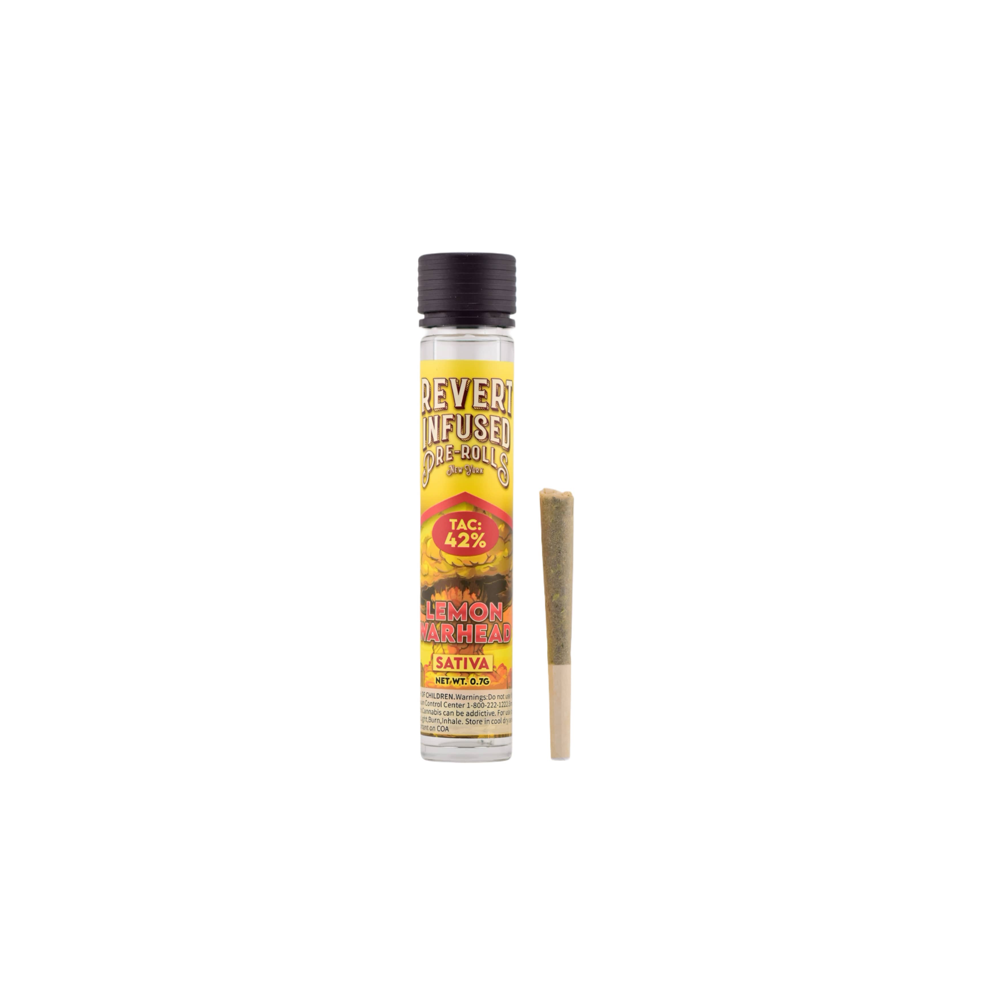 Photograph of product: Revert - Lemon Warhead - Infused Preroll