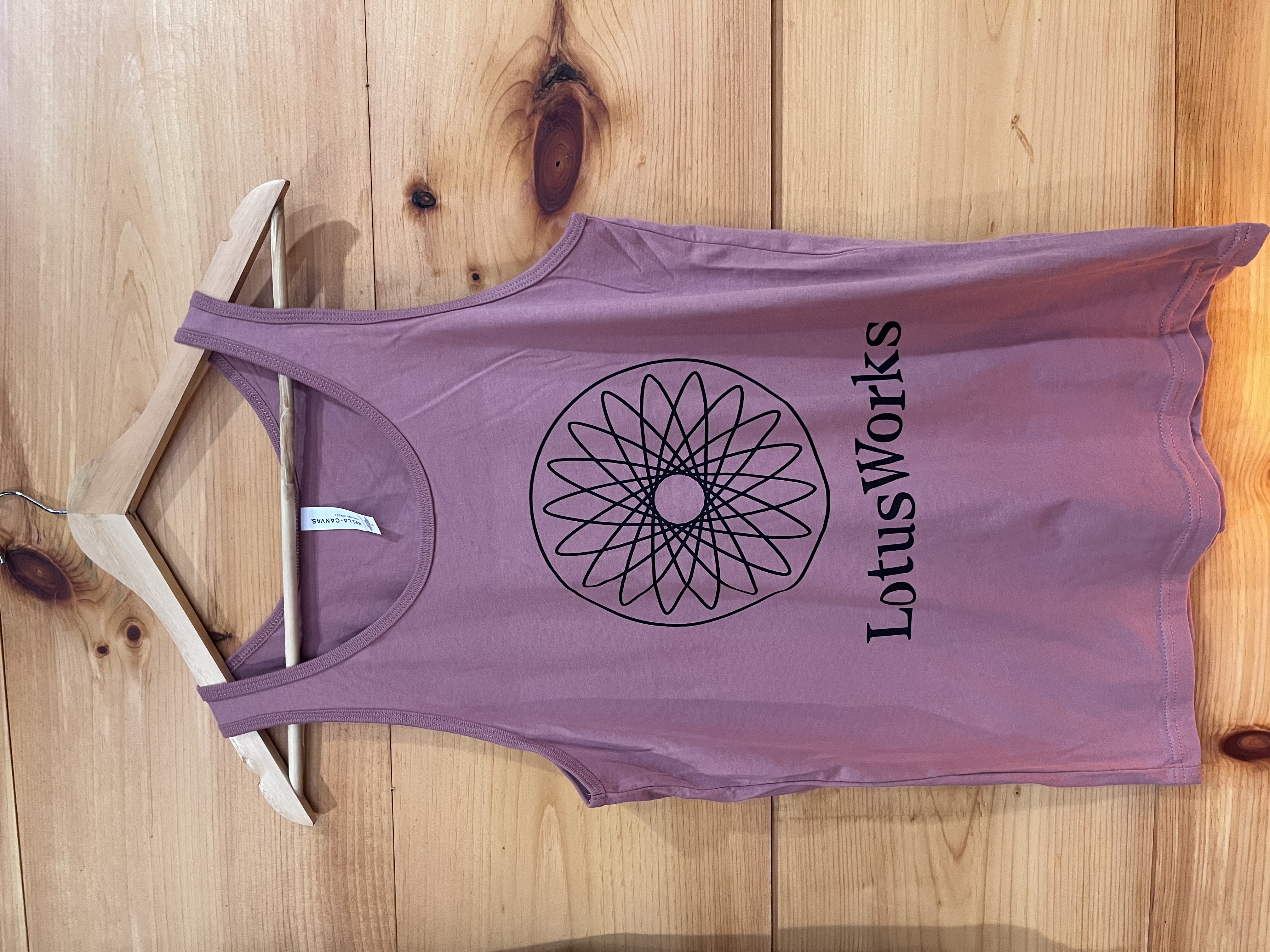 Photograph of product: LotusWorks Muscle Tank - Mauve Small