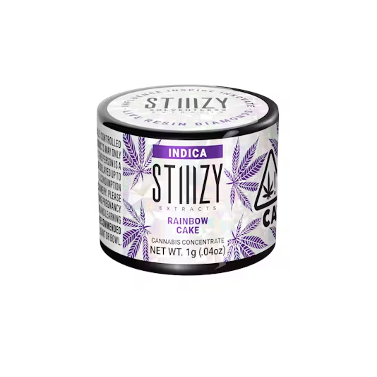 Photograph of product: STIIIZY Rainbow Cake Live Resin Diamonds (I) 1g