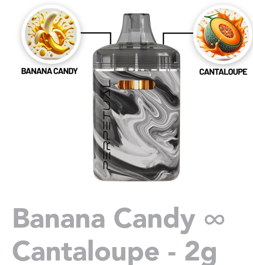 Photograph of product: Banana Candy & Cantaloupe Crush 2g Vapee