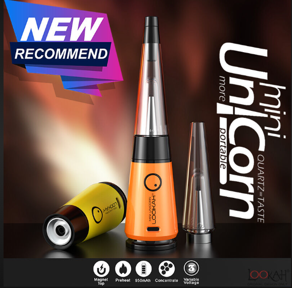Photograph of product: LOOKAH | UNICORN | MINI PORTABLE DAB RIG | ASSORTED COLORS