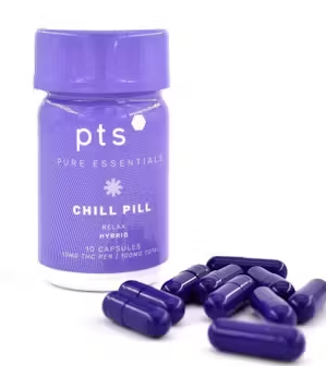 Photograph of product: Pure Chill Pill Capsules 100mg 10pk
