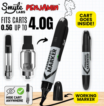 Photograph of product: SMYLE - 510 Battery Permanent Marker - Black