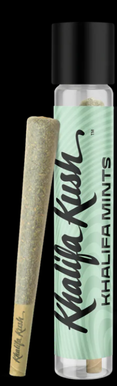 Photograph of product: FA Khalifa Kush Preroll - Khalifa Mints 1g