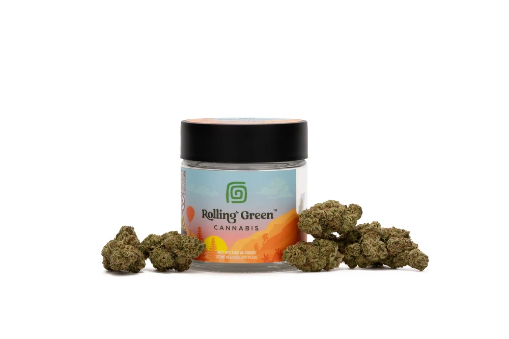 Photograph of product: Blue Guava Flower | Rolling Green - 3.5g